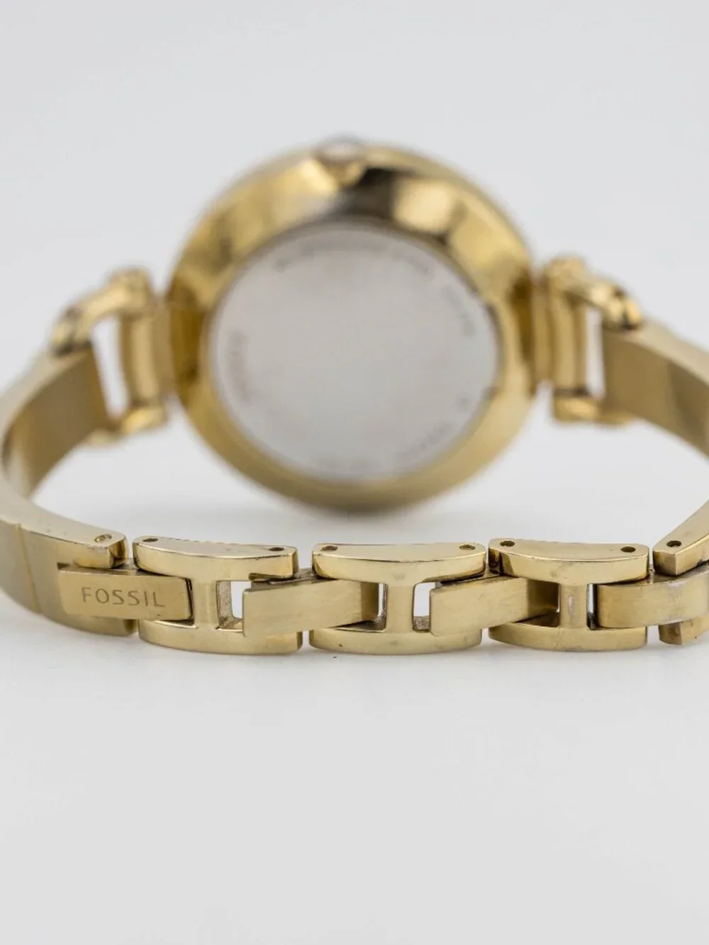 FOSSIL ES3227 Georgia Gold Crystal Quartz Analog Women's Watch New Battery